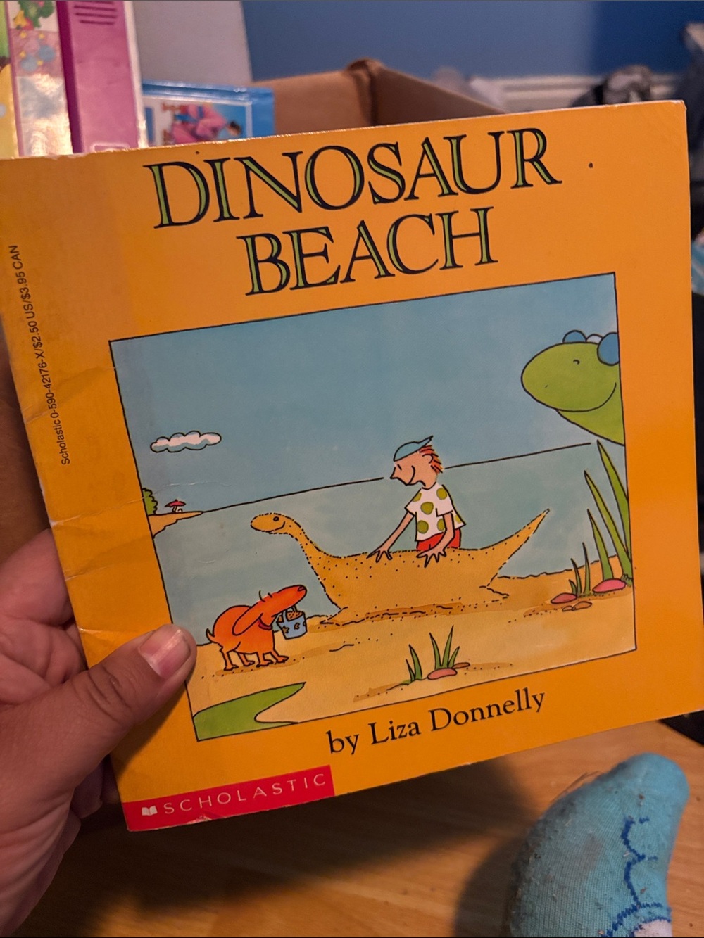 Scholastic Dinosaur Beach Kids Book